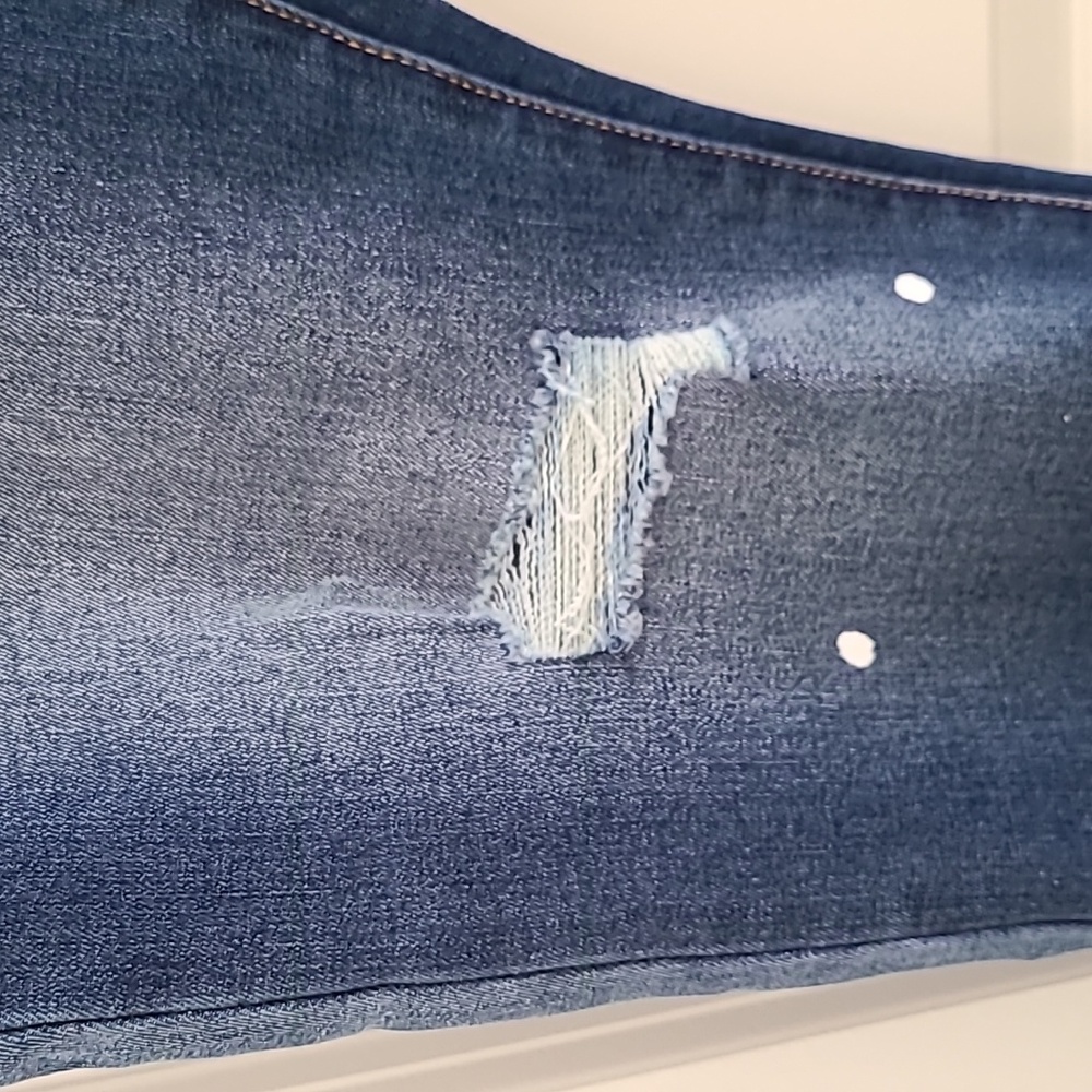 Women's Mid Rise Skinny Jeans Ripped Stretch Jeans Boyfriend Distressed - Picture 5 of 11